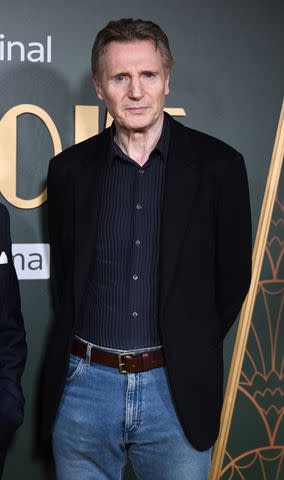 <p>Karwai Tang/WireImage</p> Liam Neeson on March 16, 2023
