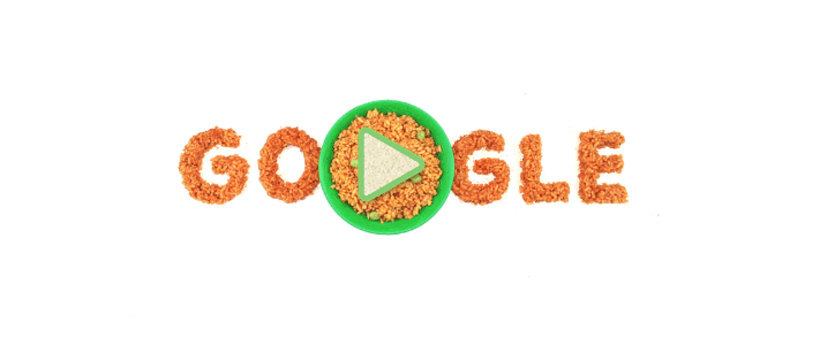 The doodle was made by Nigerian content creator and visual artist Haneefah Adam (Google)