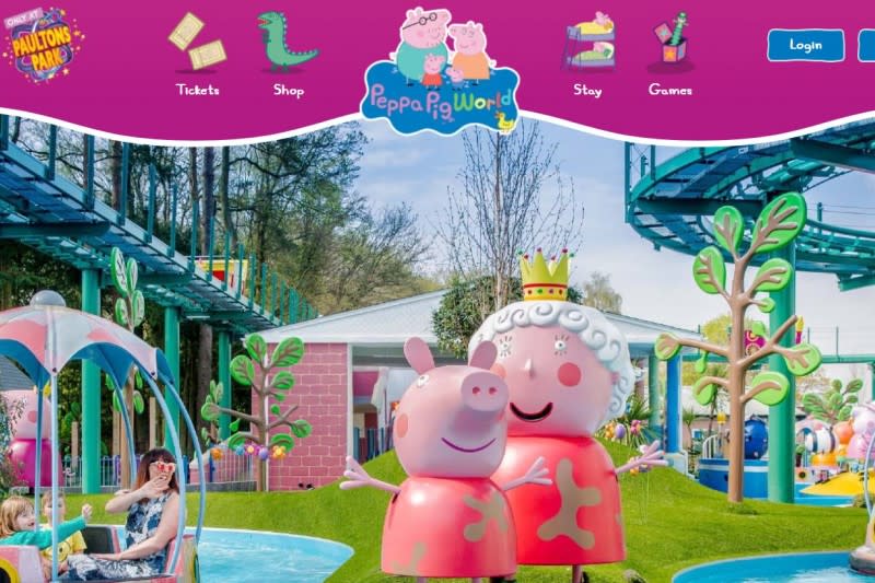 位在英格蘭南部漢普郡的佩佩豬主題樂園。（翻攝自 Peppa Pig World官網）