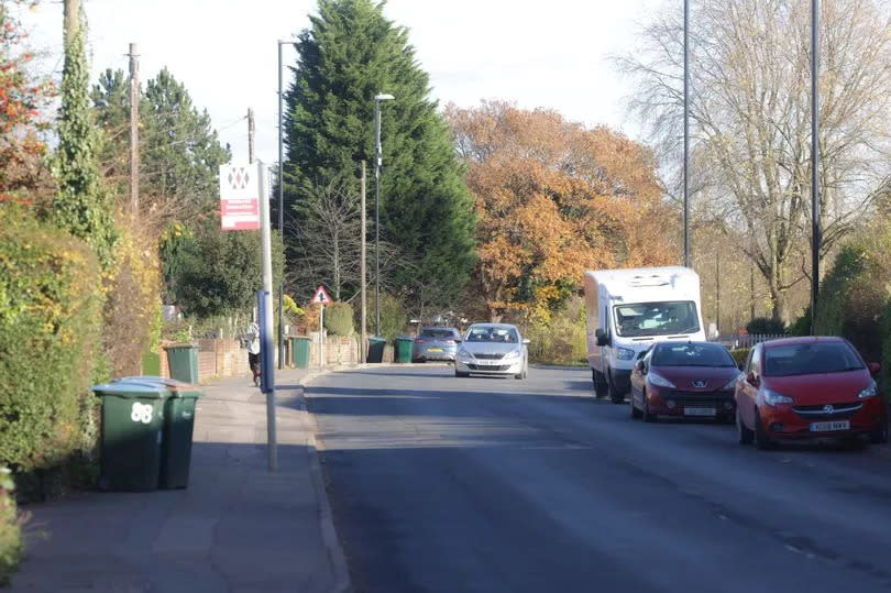 Brinklow Road in Binley is one of the areas affected by part-night street lighting