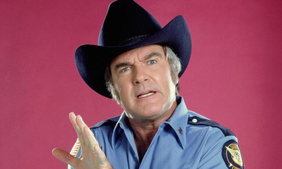 Duke it out ... Sheriff Rosco P Coltrane in The Dukes of Hazzard.