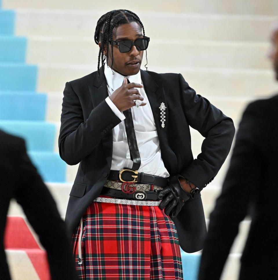 A$AP Rocky in Boucheron at the Met Gala