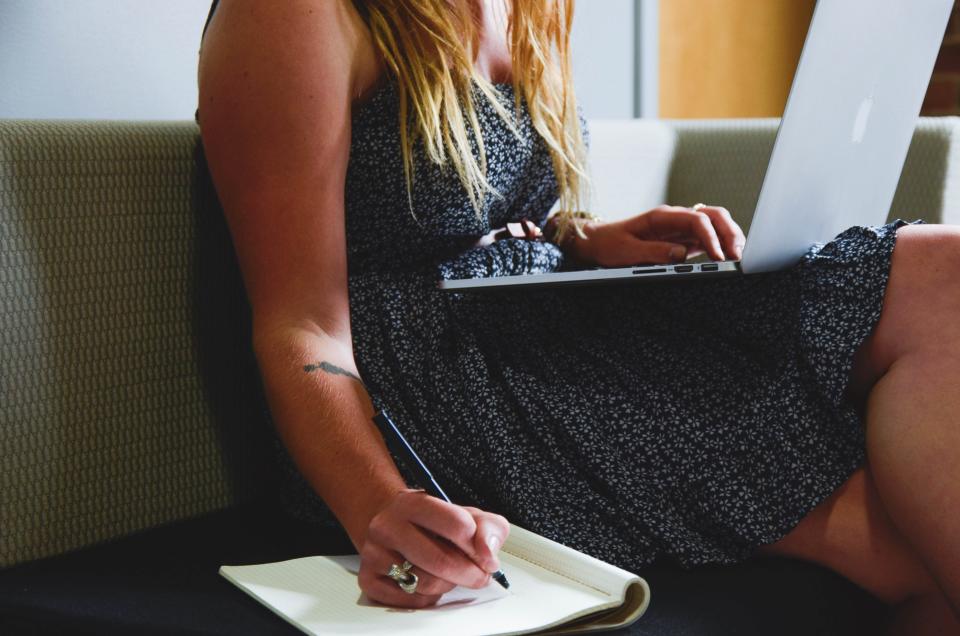 Woman on laptop