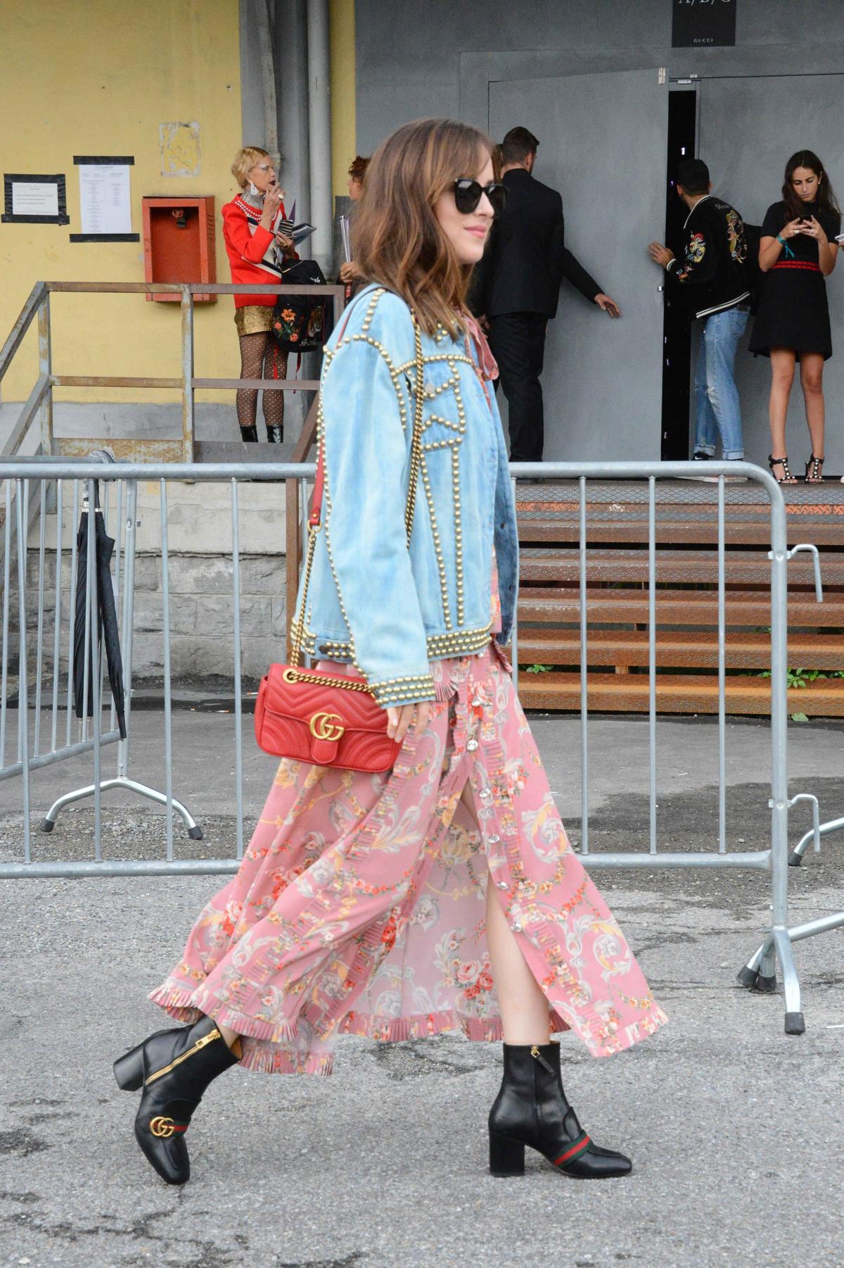 street style gucci marmont red