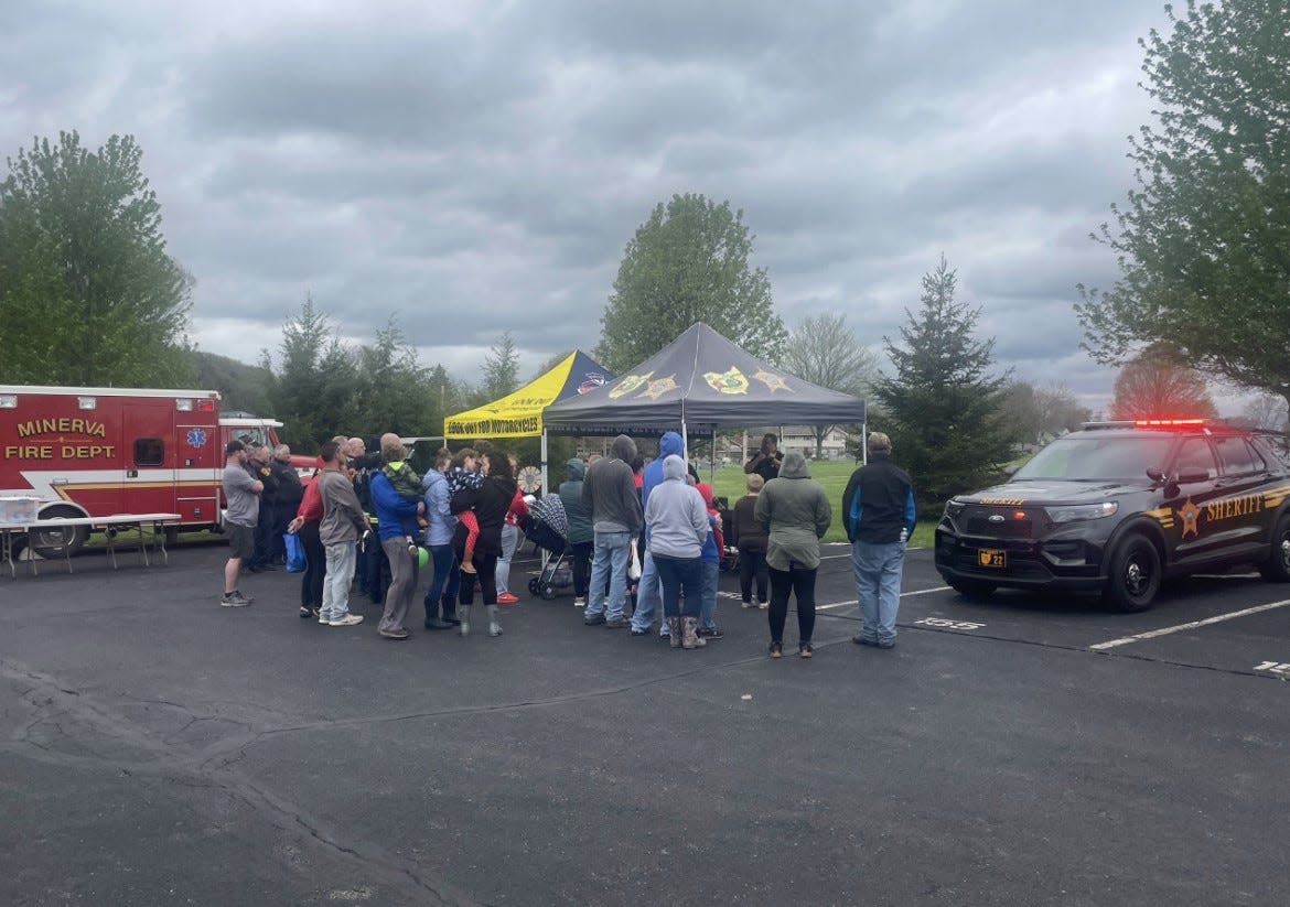 Families lined up to visit with vendors at a previous Safe Day Kids event. Kids are invited to the 2024 free event from 11 a.m. to 2 p.m. Saturday at the Boys and Girls Club of Massillon. Free food and haircuts will be available.