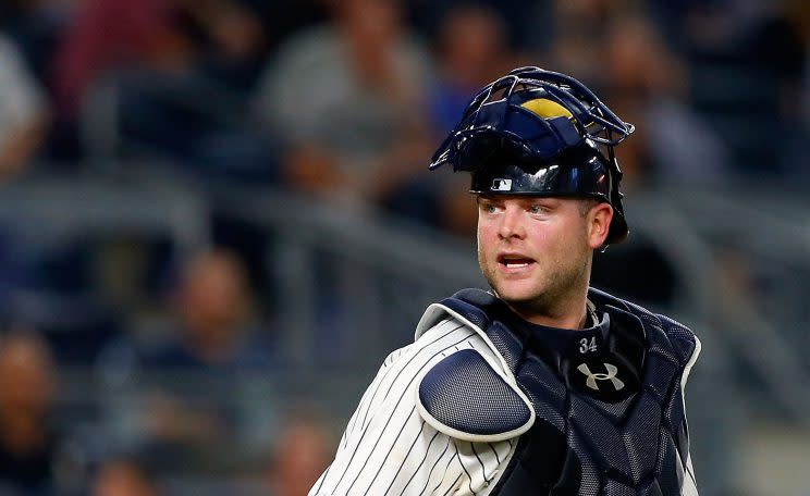 The Yankees are willing to part with catcher Brian McCann. (Getty Images/Jim McIsaac)