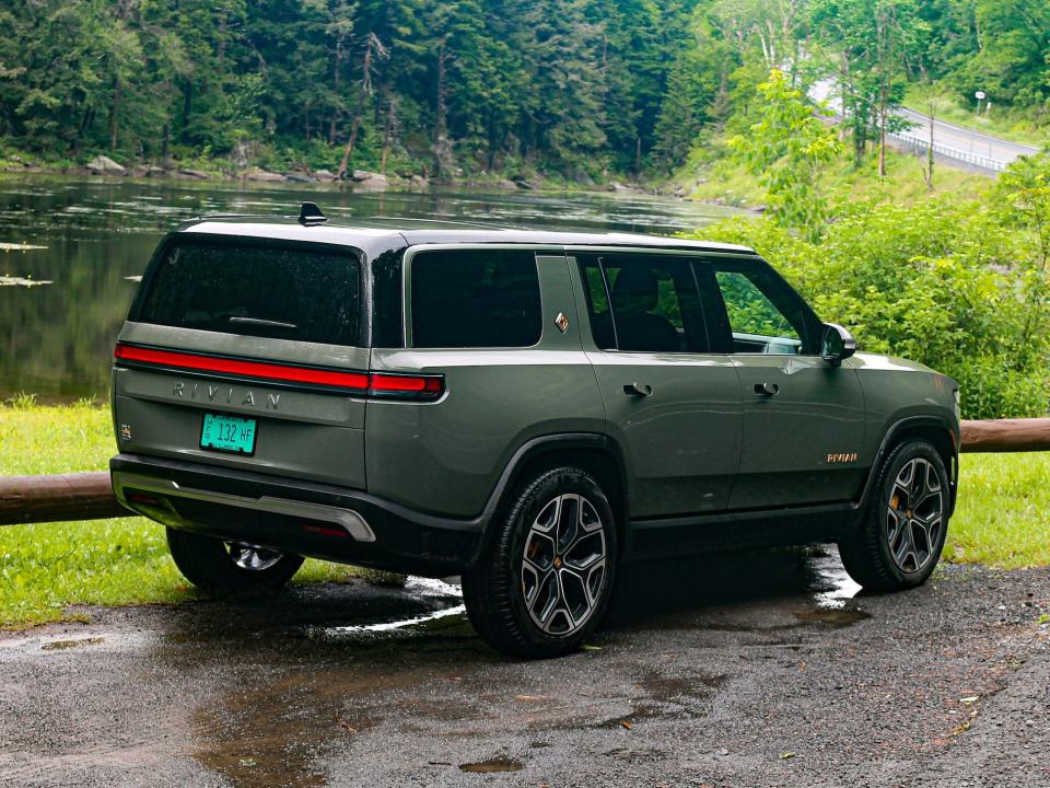 The Rivian R1S electric SUV.