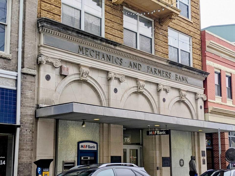 M&F Bank in Durham was founded 115 years ago to support Black and minority entrepreneurship. The company weathered hard times, but began to find new life in 2022.