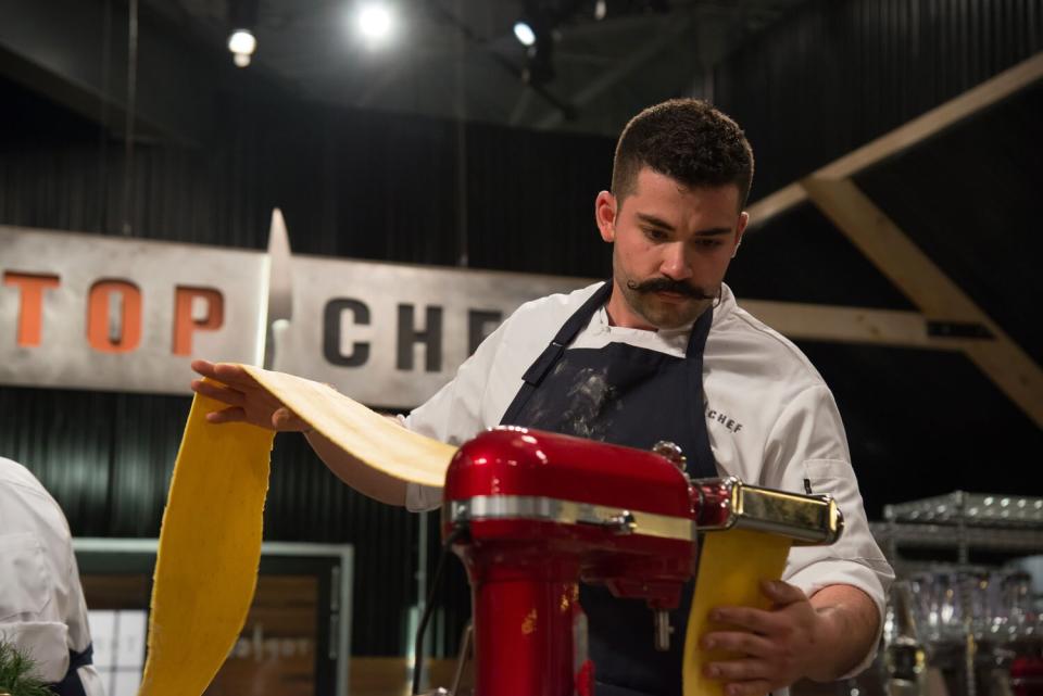 Chef Joe Sasto on the premiere of Top Chef.