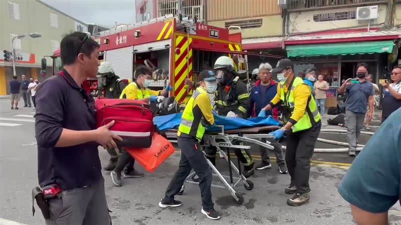 台東縣1間冷凍電器行發生火警，小四男童葬身火窟。（圖／翻攝畫面）