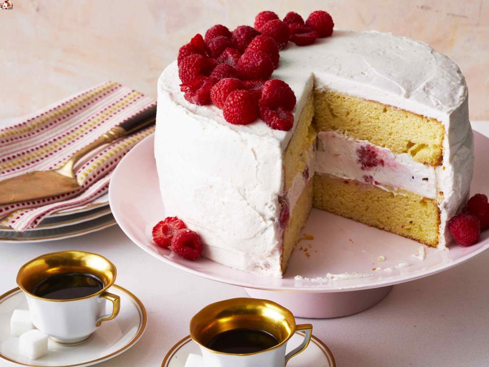 Lemon Raspberry Cake