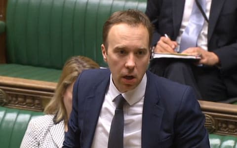 Culture Secretary Matt Hancock appealed for schools to ban smart phones during the school day