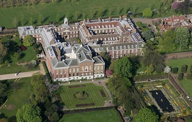 An extension will reportedly be built next to the orangery, near the back of the palace. Photo: Getty