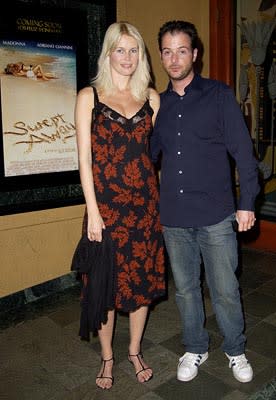 Claudia Schiffer and Matthew Vaughn at a Los Angeles screening of Screen Gems' Swept Away