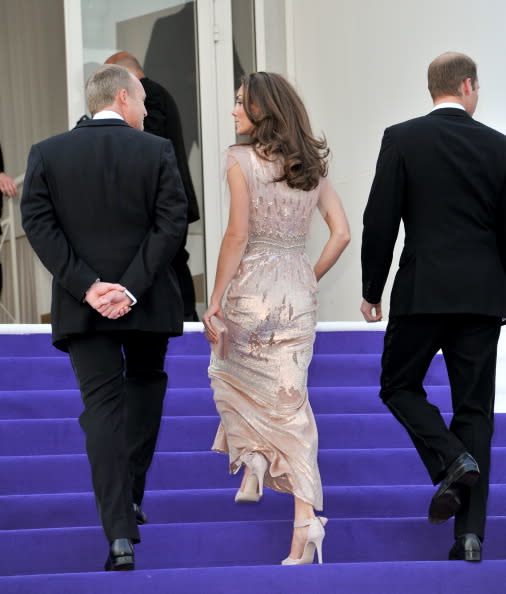 LONDON, UNITED KINGDOM - JUNE 09: Catherine and Duchess of Cambridge attend the 10th Annual ARK gala dinner at Kensington Palace on June 9, 2011 in London, England. (Photo by Nick Harvey/WireImage)