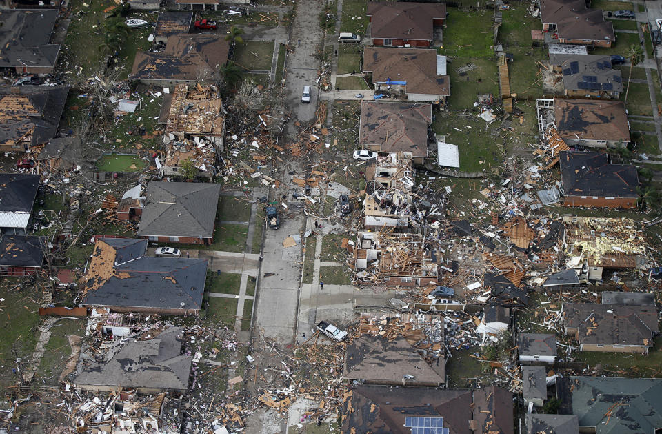 Tornadoes touch down in southern Louisiana