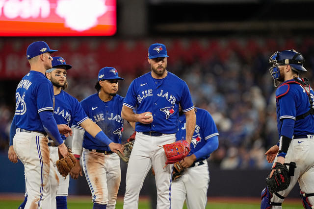 Blue Jays pitcher Anthony Bass meets with Pride Toronto director