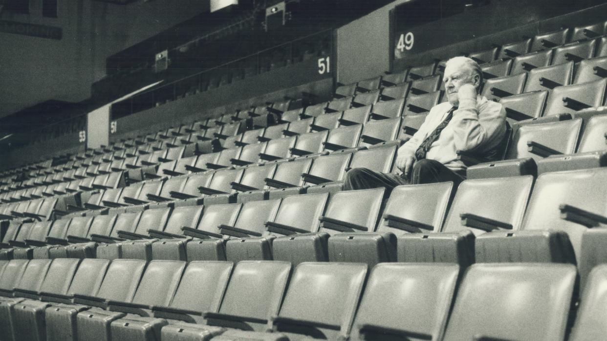 A new documentary tells the story of former Toronto Maple Leafs owner Harold Ballard, considered by some to be one of the worst owners in the history of the NHL. (Getty Images)