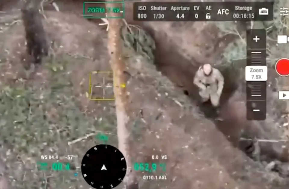 <span class="copyright">Screenshot of the video by the 95th Air Assault Brigade</span>