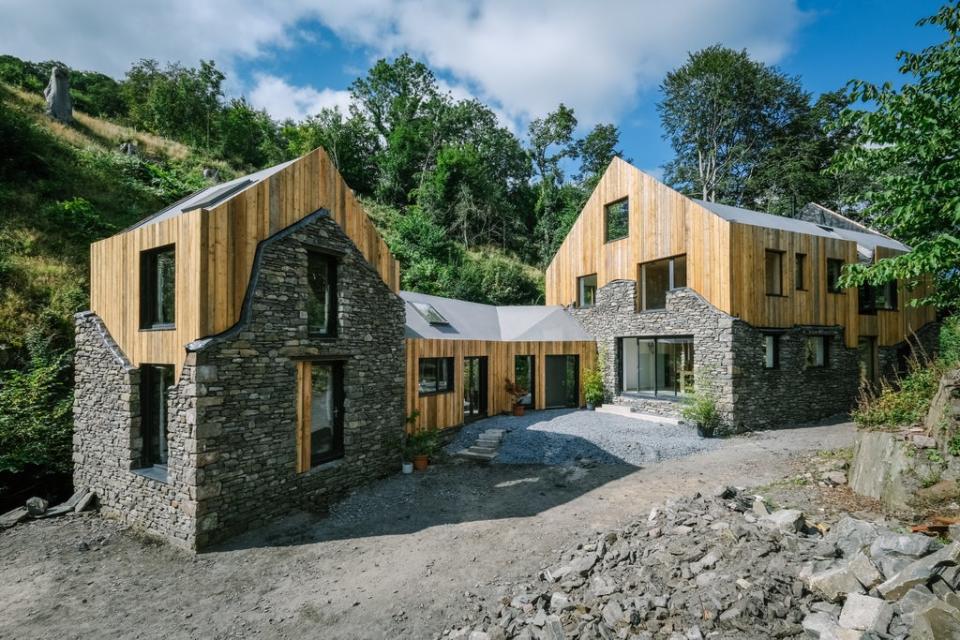 Rob and Ruth’s former mill-turned-pig sty ruin in the Lake District (Channel 4)