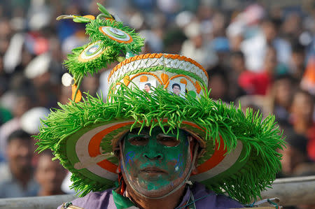 A supporter listens to speakers during "United India" rally attended by the leaders of India's main opposition parties ahead of the general election, in Kolkata, India, January 19, 2019. REUTERS/Rupak De Chowdhuri