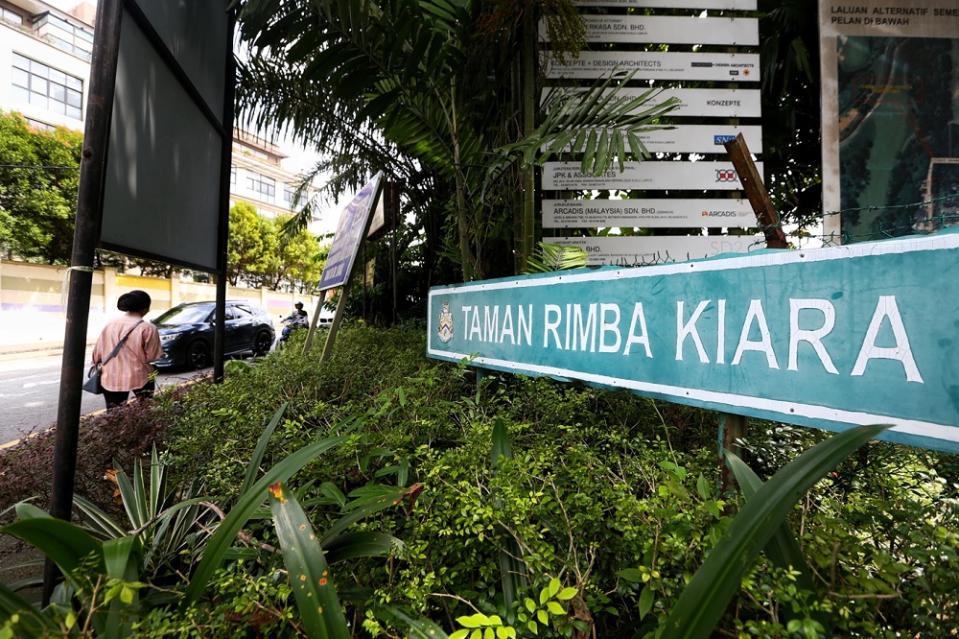 A general view of Rimba Kiara Park in Kuala Lumpur. — Picture by Ahmad Zamzahuri