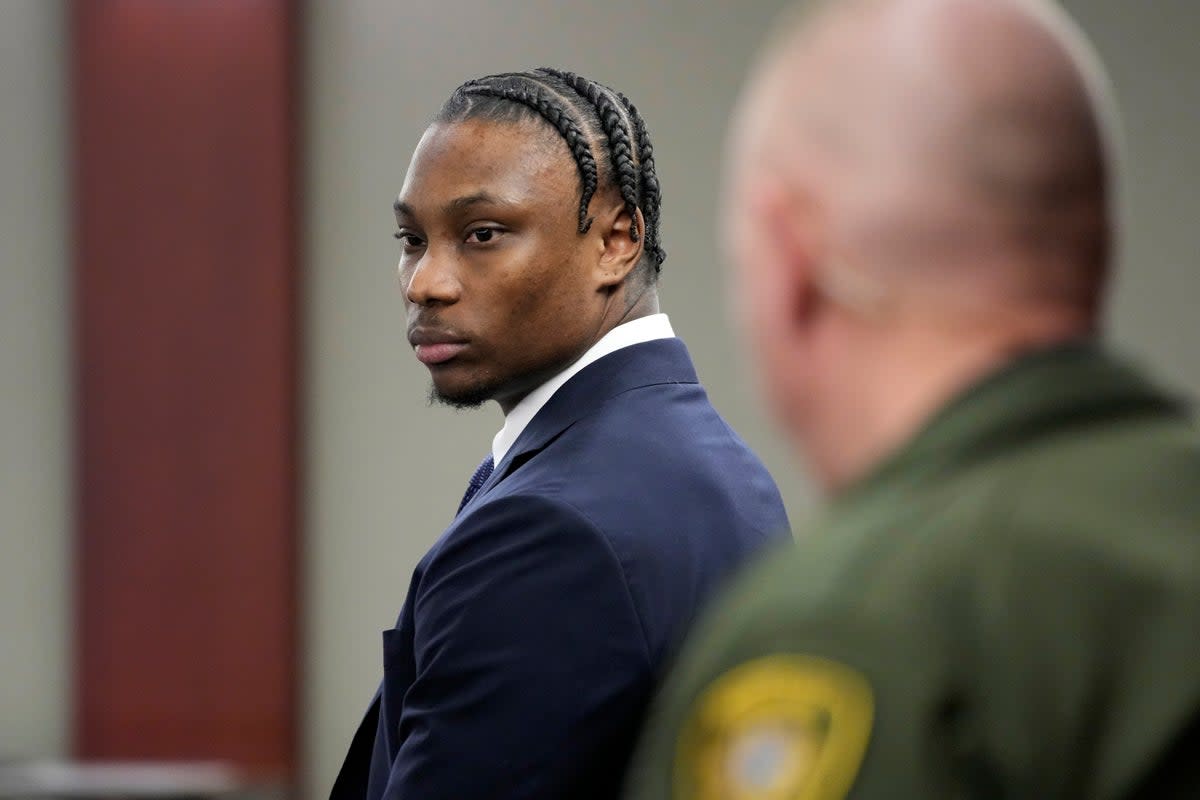 Former NFL player Henry Ruggs sentenced to three to 10 years in prison for fiery DUI crash  (Copyright 2023 The Associated Press. All rights reserved.)