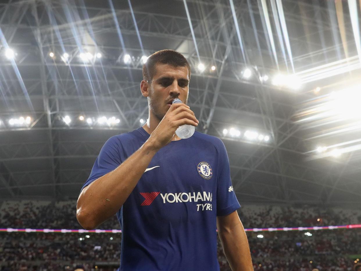 Alvaro Morata snatched an assist on his debut: Getty