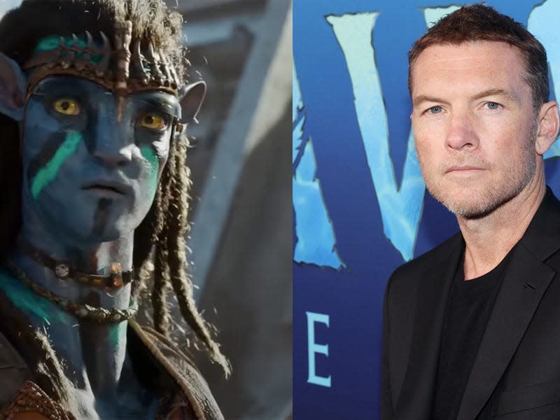 Sam Worthington as Jake Sully in "Avatar: The Way of Water."
