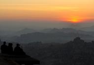 The early bird gets the best sunrise! A steep climb up the Matanga Hill before the break of dawn can give you one of the best sunrise experiences of your life. With a rocky landscape on one side with a view of the Achyuta Raya temple and the river on the other side, the rising sun has a beautiful canvas to paint. It is advisable to take an experienced guide along if you want to walk up the hill before dawn.