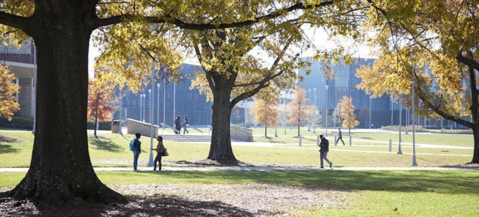 The campus of N.C. A&T State University in Greensboro.