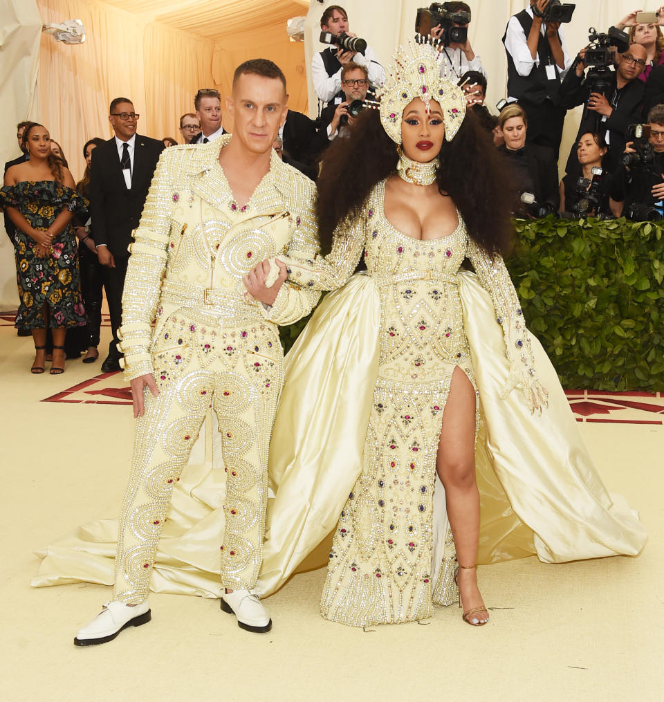 Jeremy Scott and Cardi B