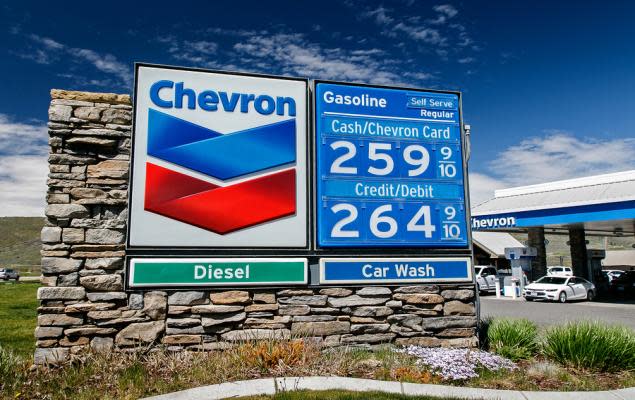 Chevron shop gas prices