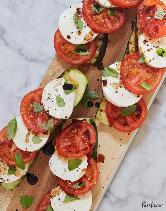 Grilled Eggplant & Peach Caprese Salad Recipe on Food52