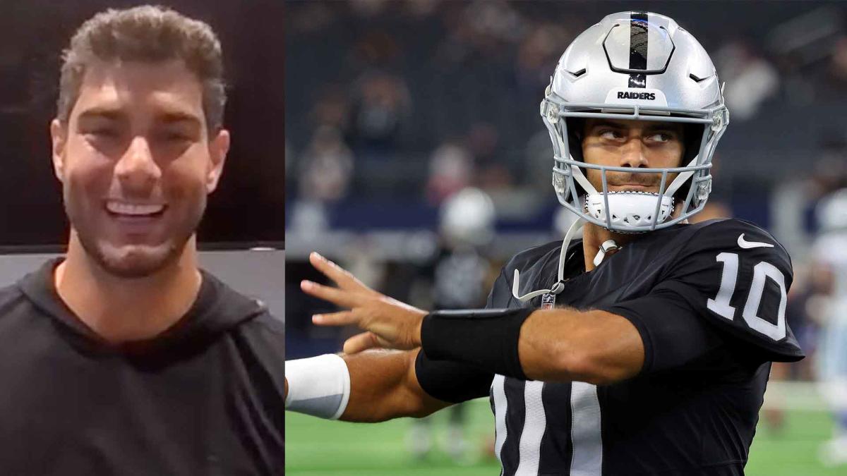 Jimmy Garoppolo on joining Raiders & (sort of) sharing the locker