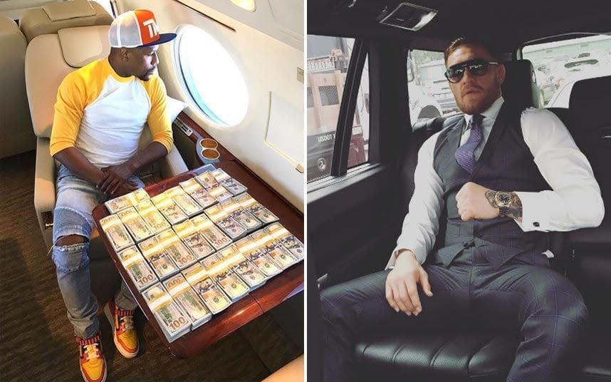 Conor McGregor and Floyd Mayweather are known for their outlandish purchases - Instagram