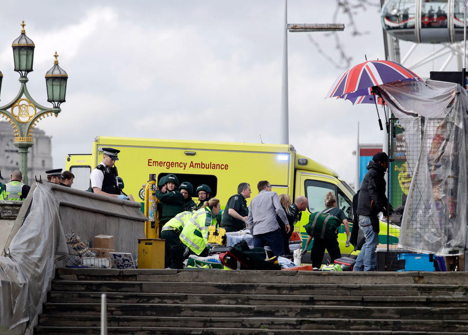 Attack outside the Houses of Parliament in the UK