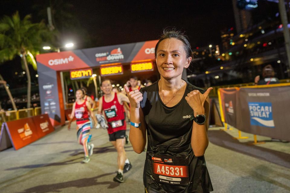 Osim Sundown Marathon 2019 women's winner Sharon Tan. (PHOTO: Osim Sundown Marathon)