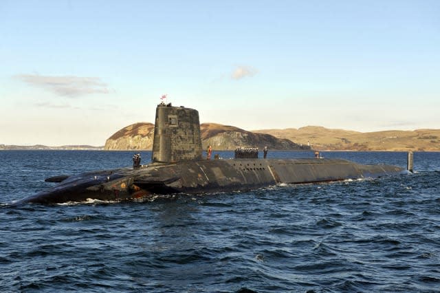 BRITAIN-CAMERON-SUBMARINE