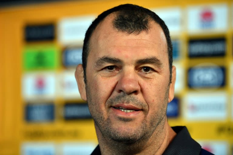 Australia's rugby coach Michael Cheika guided the Wallabies to the 2015 World Cup final