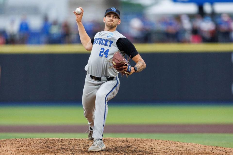 As a senior, Ryan Hagenow has surrendered just four runs in 18 1/3 innings of relief.