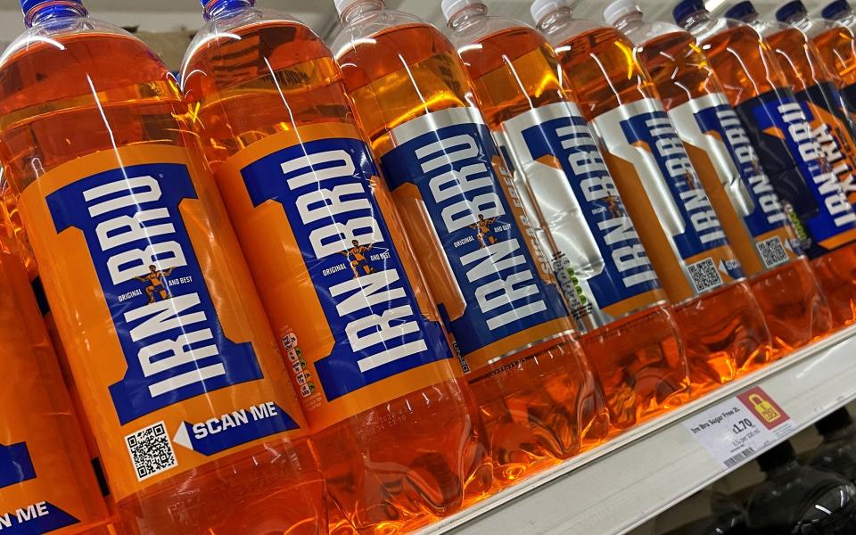 Irn-Bru is produced by drinks manufacturer AG Barr