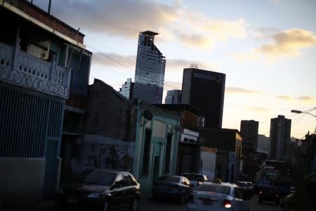 A skyscraper known as the "Tower of David" is seen in Caracas January 22, 2014. REUTERS/Jorge Silva