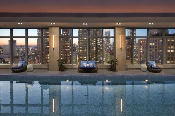 Pool with a view: the Mandarin Oriental (George Apostolidis)