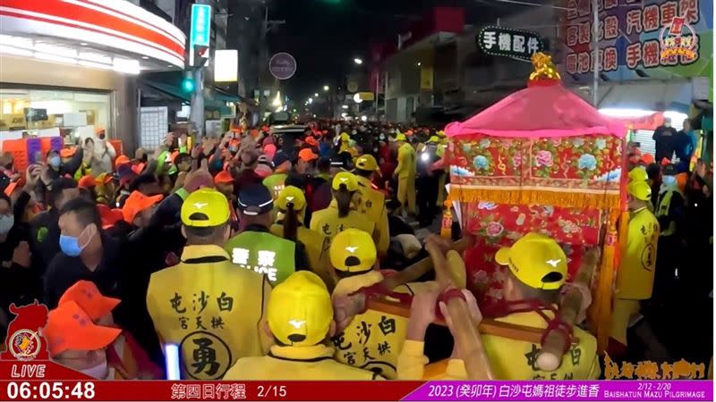 2023白沙屯媽祖徒步進香盛況。（圖／翻攝自白沙屯拱天宮官方粉絲團）