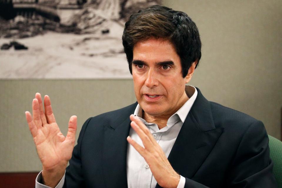 llusionist David Copperfield appears in court in Las Vegas on April 24, 2018 (AP)