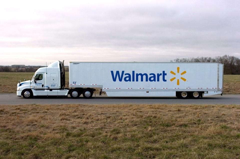 A Walmart truck.
