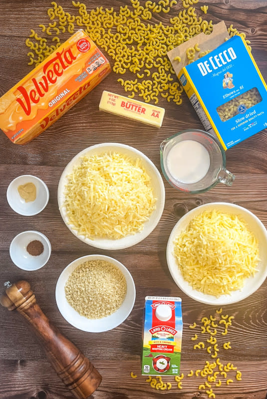 Ingredients for Joanna Gaines' Mac and Cheese<p>Courtesy of Jessica Wrubel</p>