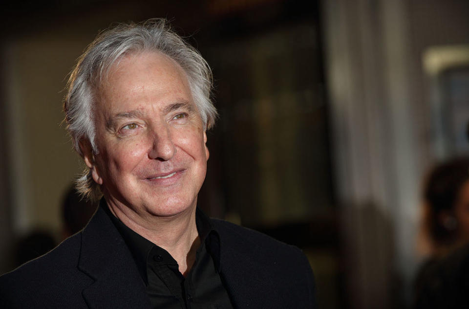 Closeup of Alan Rickman