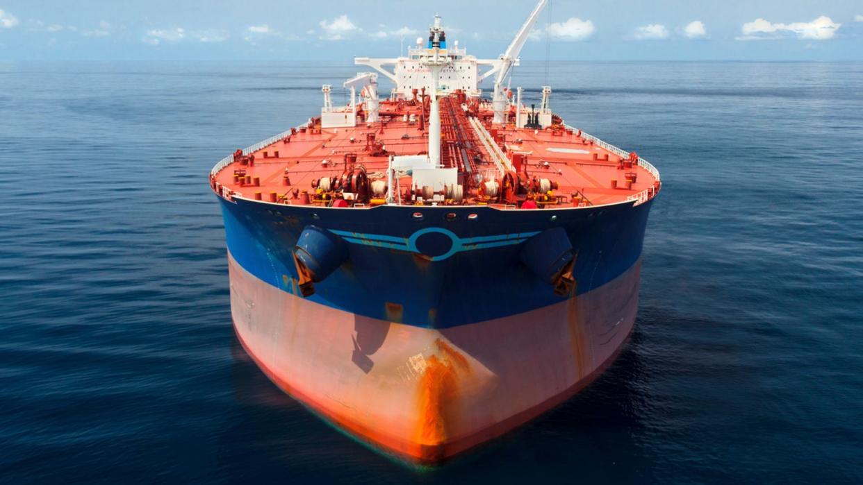 Something bizarre happened to an oil tanker sailing near Cape Town on Sunday